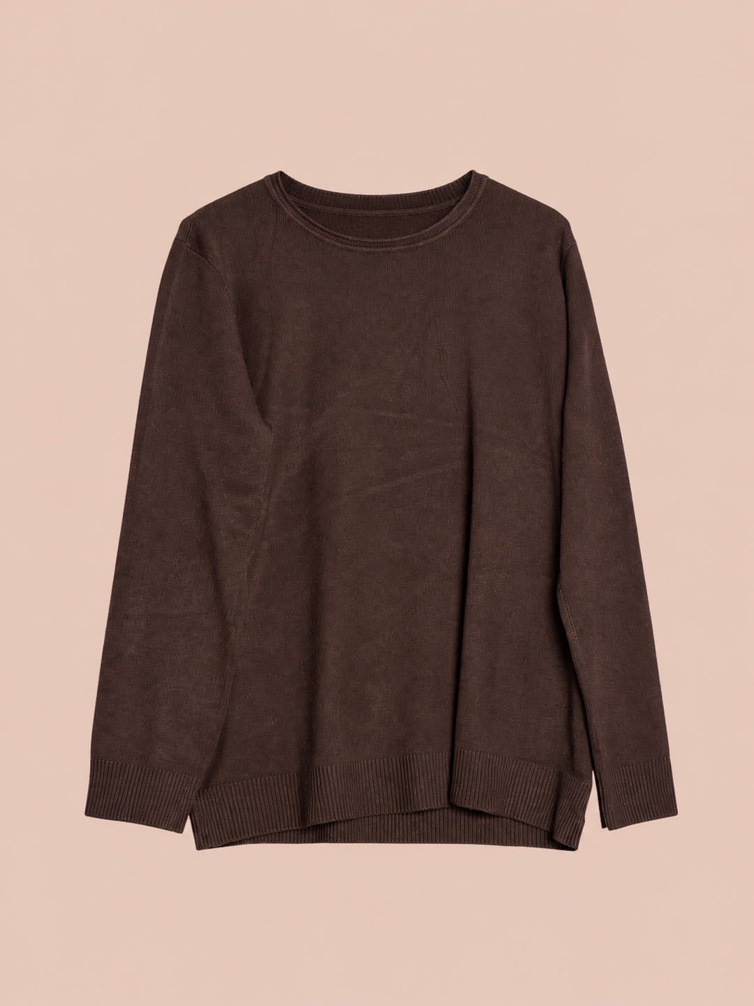 Pullover Basic - Braun