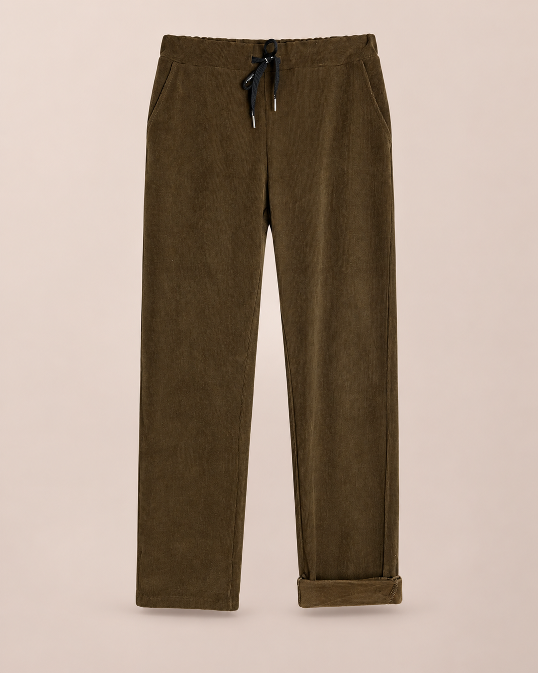 Hose in Cord-Optik - Braun