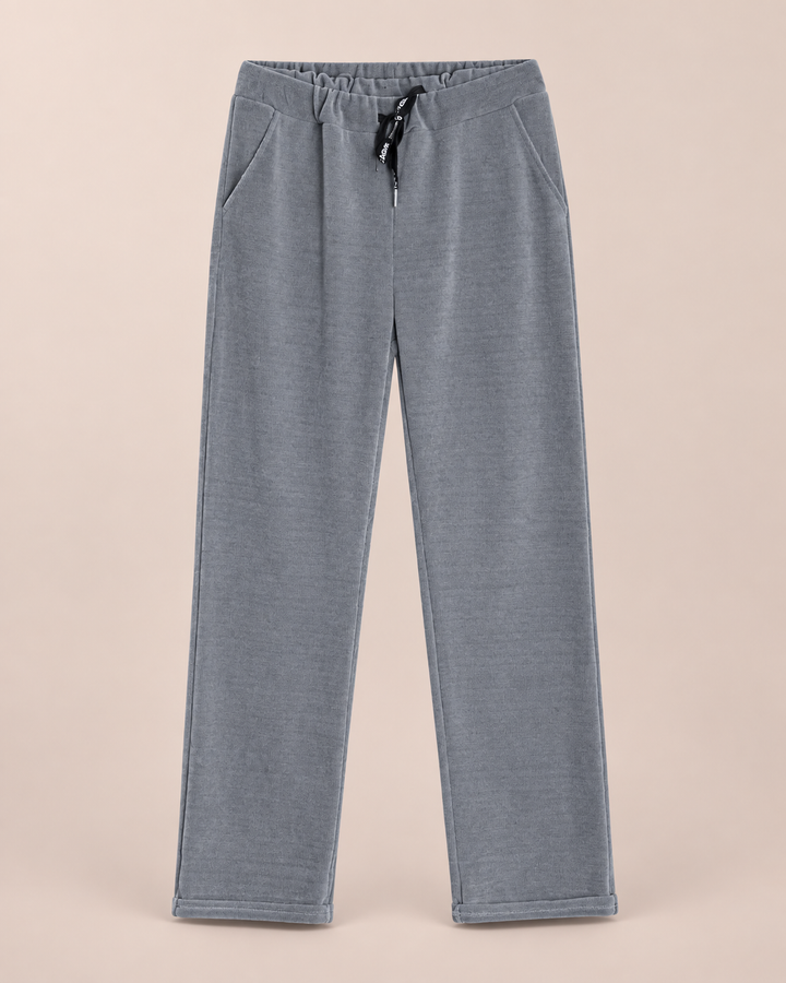 Hose in Cord-Optik - Grau