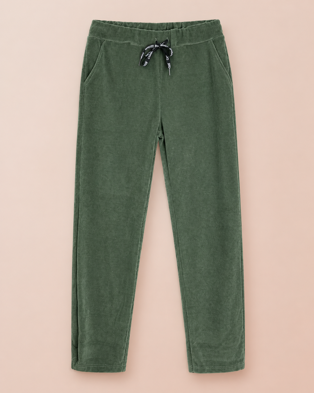 Hose in Cord-Optik - Khaki