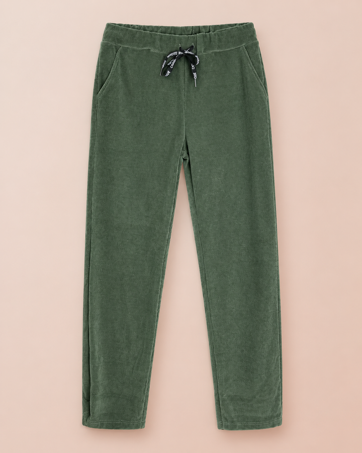 Hose in Cord-Optik - Khaki