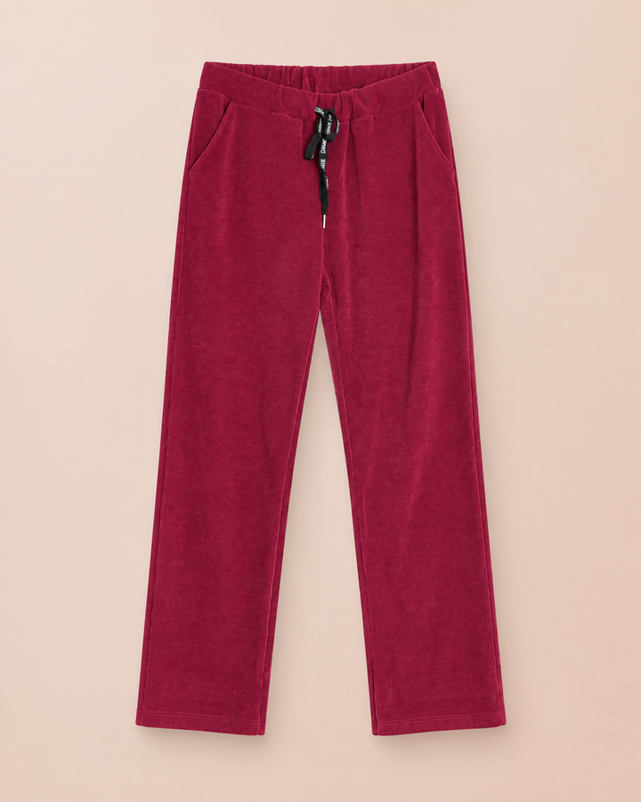 Hose in Cord-Optik - Bordeaux