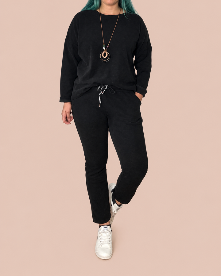 Pulli in Cord-Optik - Braun