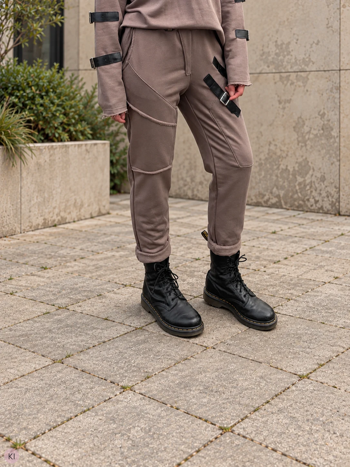 Cargohose mit Schnallendetails