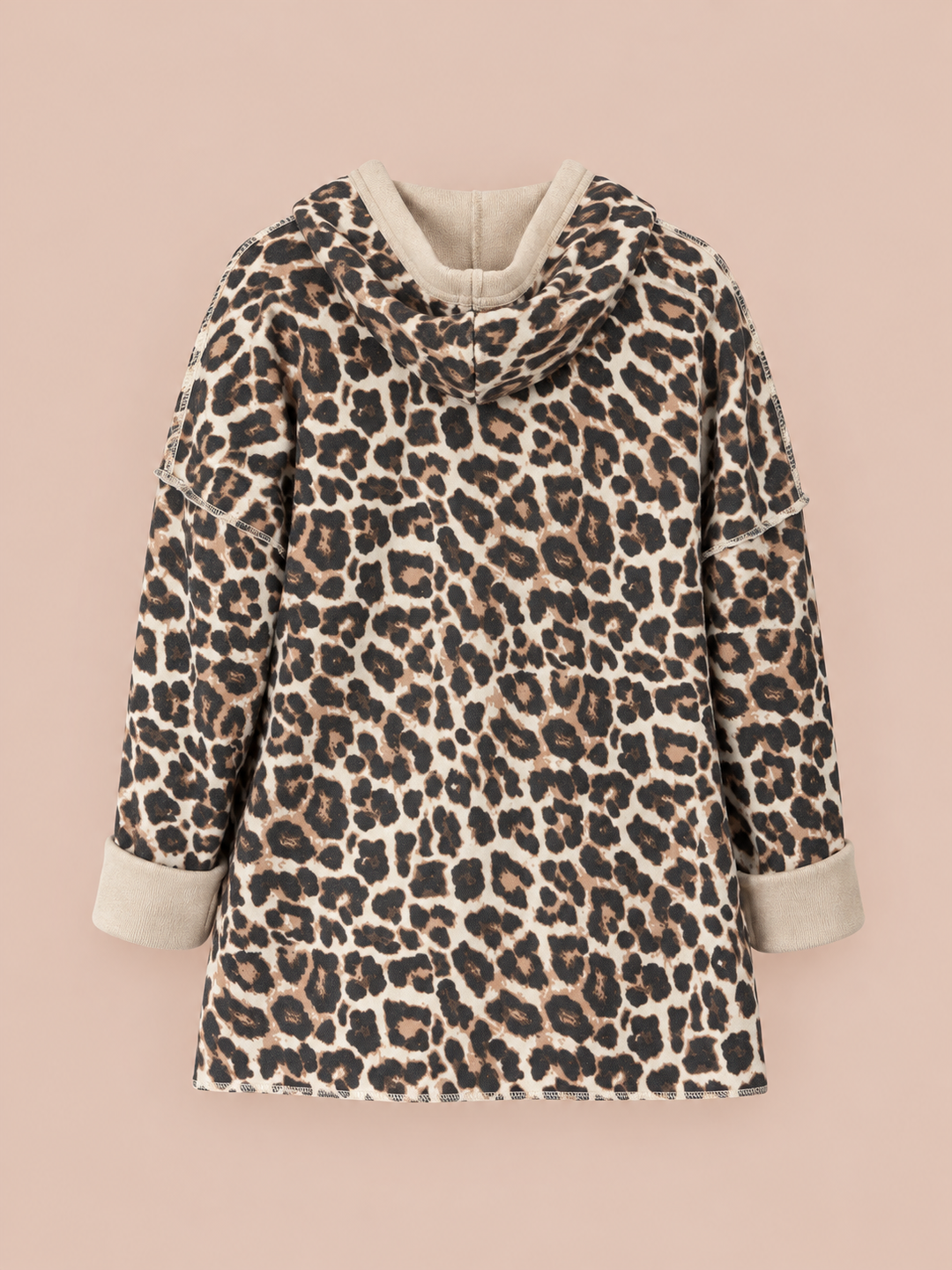Hoodie in Leo-Optik