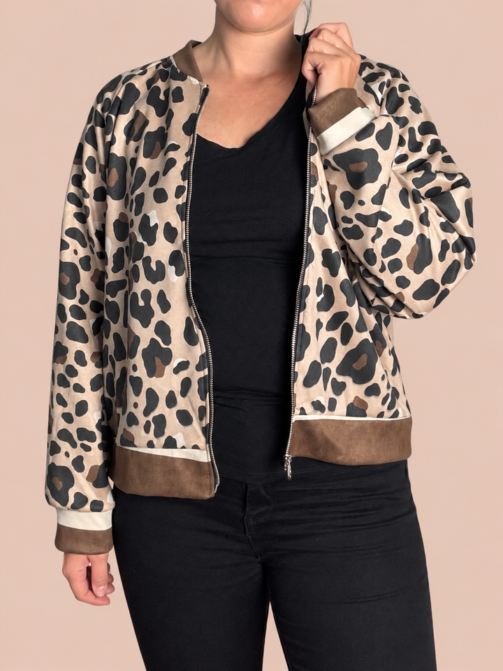 Jacke Leo Beige / Braun