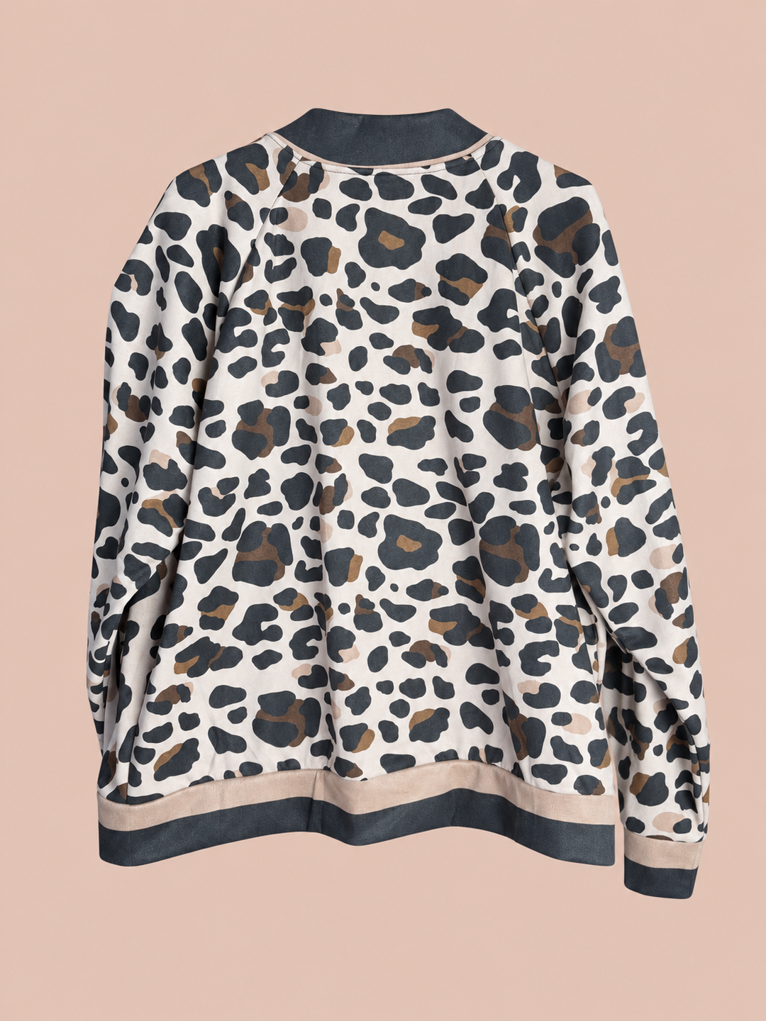 Jacke Leo Creme - Beige/Schwarz