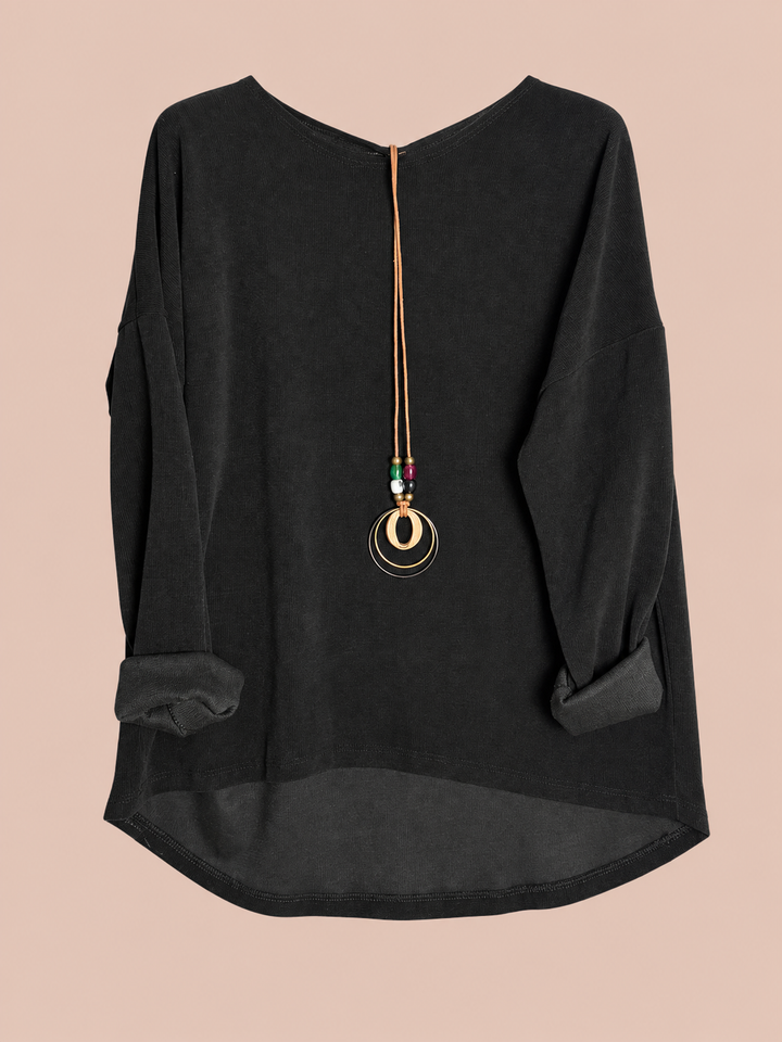 Pulli in Cord-Optik - Braun