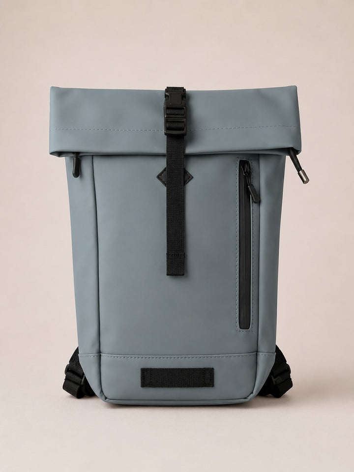 Rolltop Rucksack Klein - Hellblau