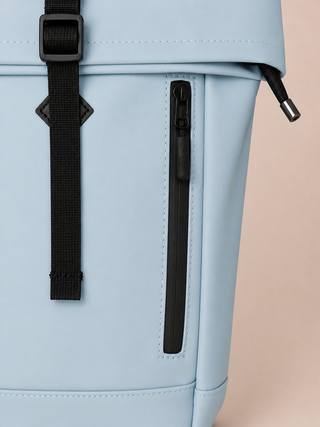 Rolltop Rucksack Klein - Hellblau