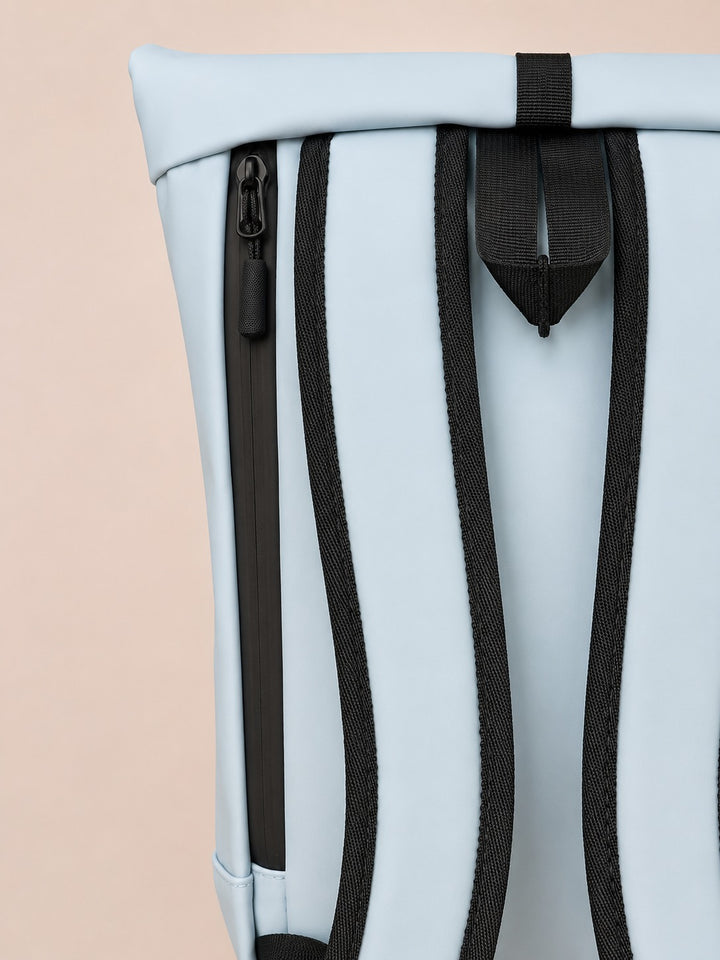 Rolltop Rucksack Klein - Hellblau