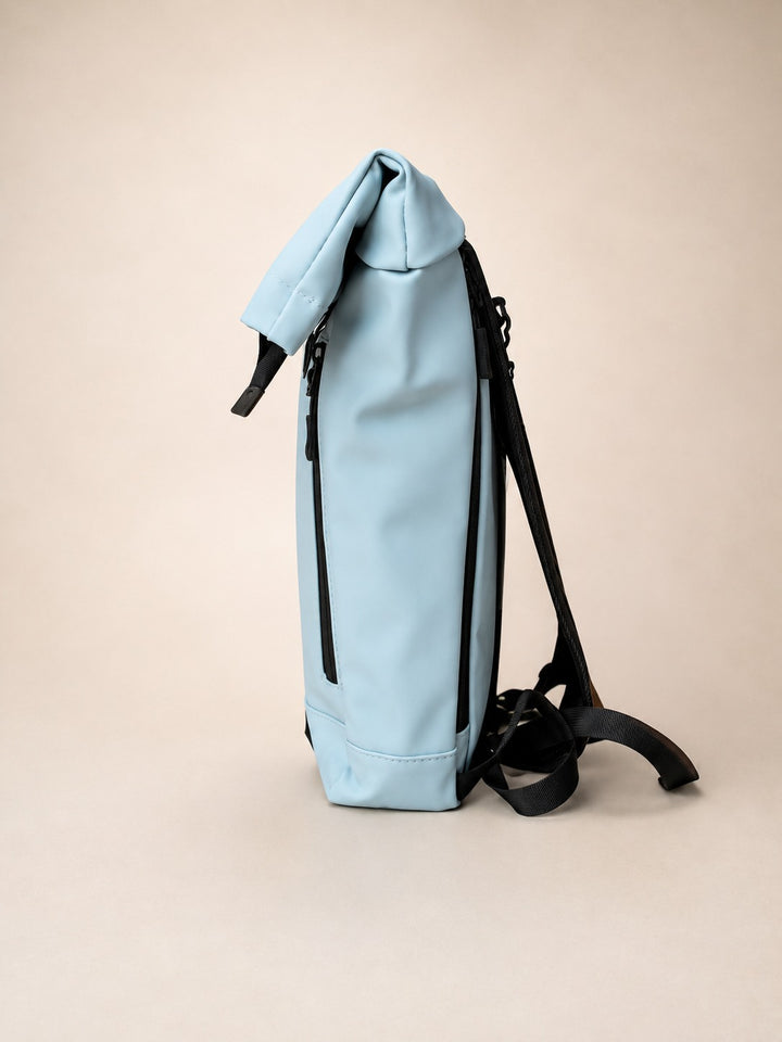 Rolltop Rucksack Klein - Hellblau