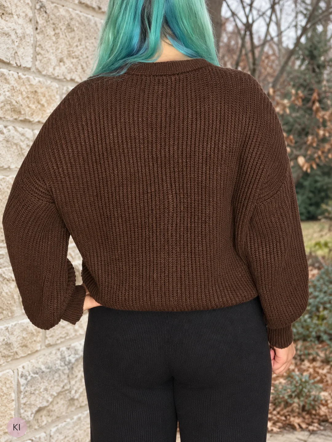 Strickjacke mit Knöpfen