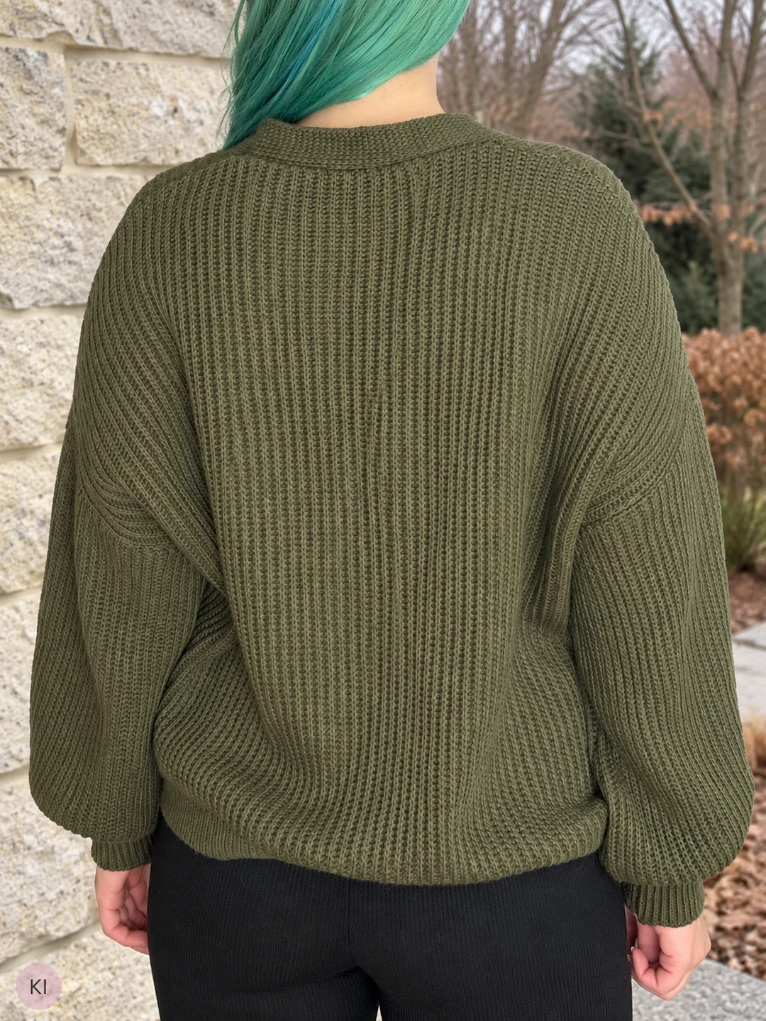 Strickjacke mit Knöpfen
