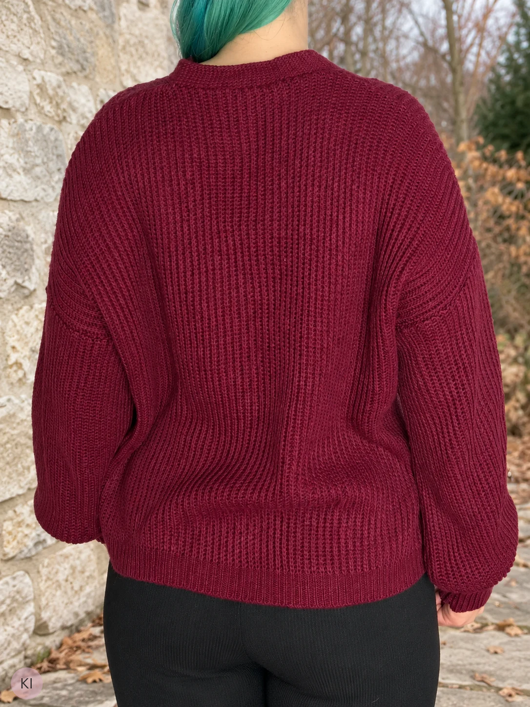 Strickjacke mit Knöpfen