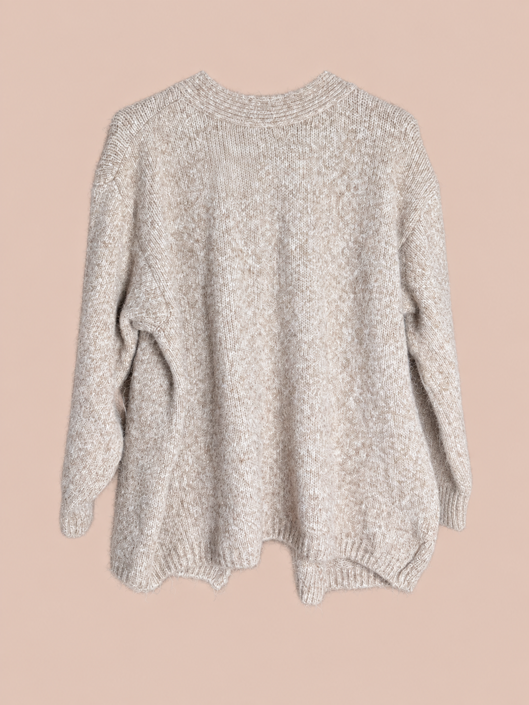 Strickjacke - beige