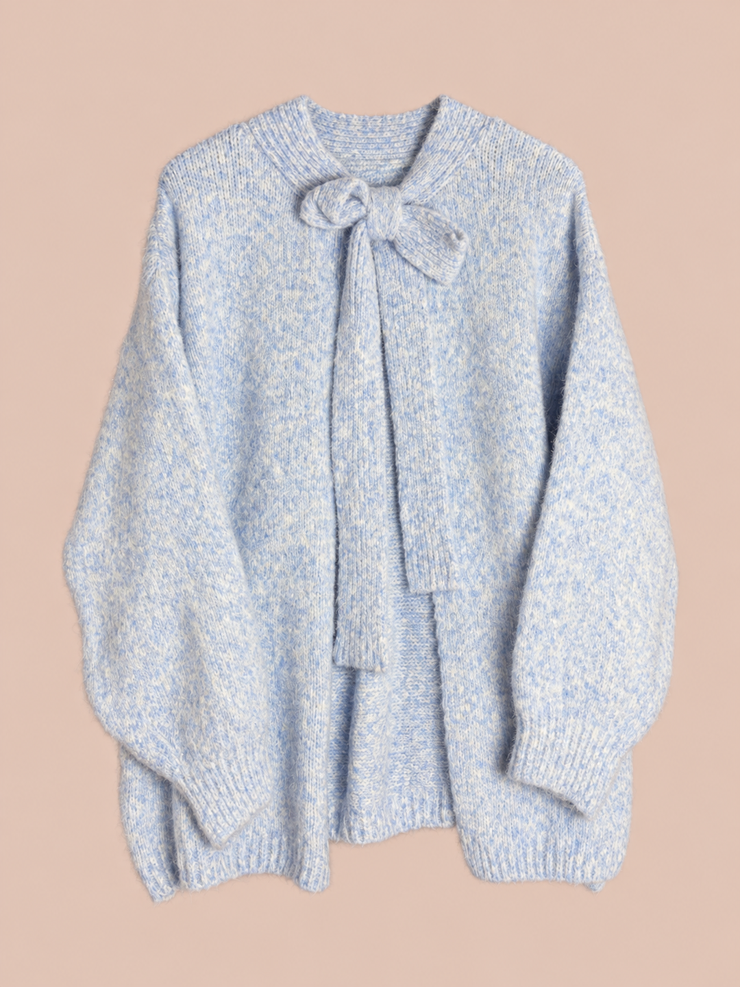 Strickjacke - hellblau