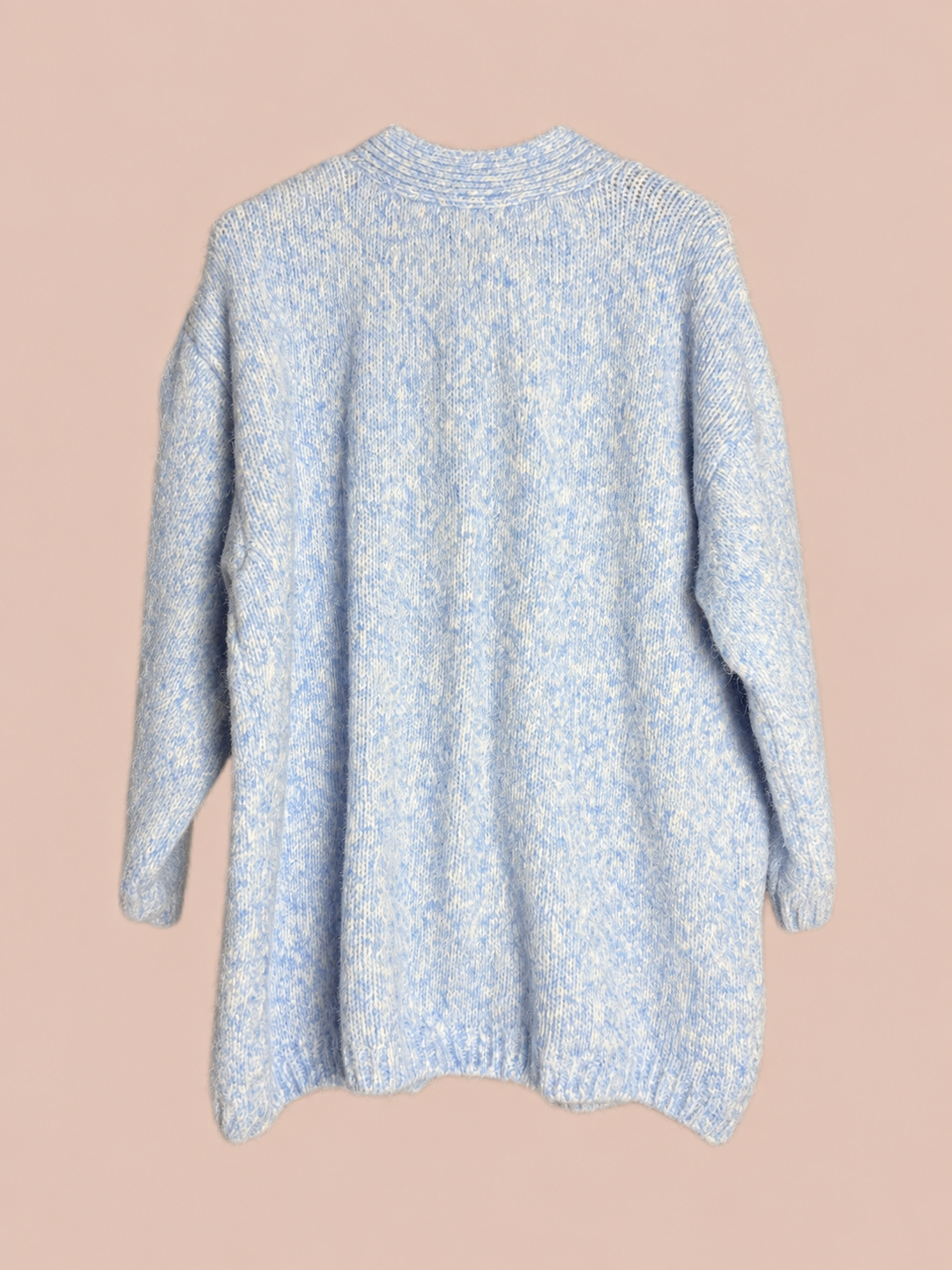 Strickjacke - hellblau