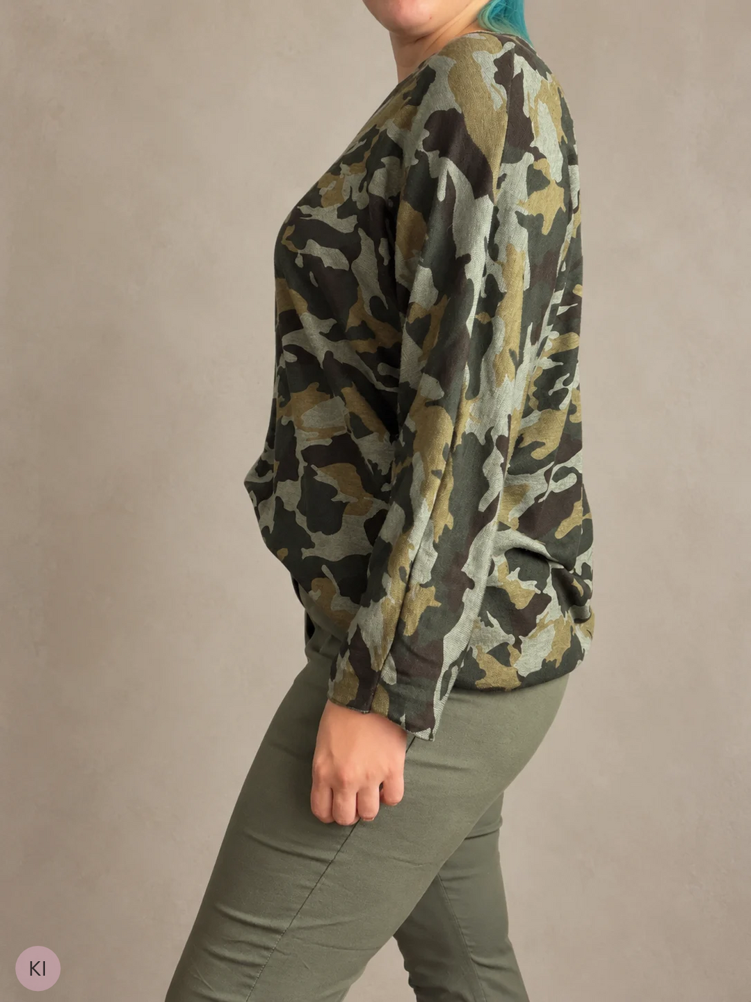 Pullover mit Camouflage-Muster