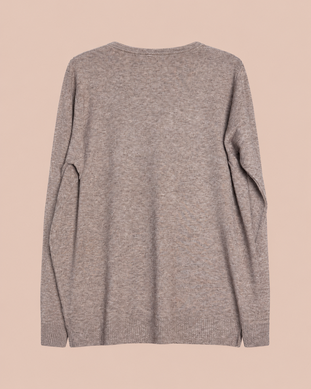 Pullover Basic - Taupe/Grau