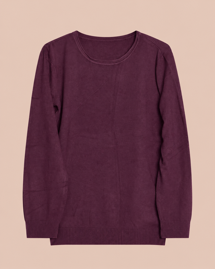Pullover Basic - Bordeaux