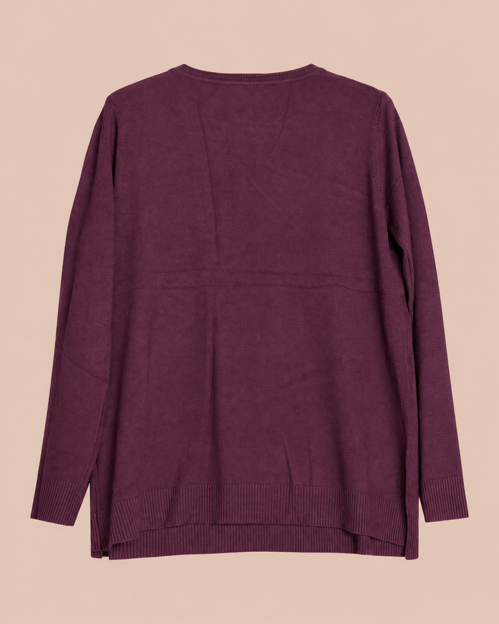 Pullover Basic - Bordeaux