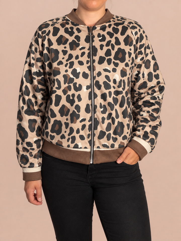 Jacke Leo Beige / Braun